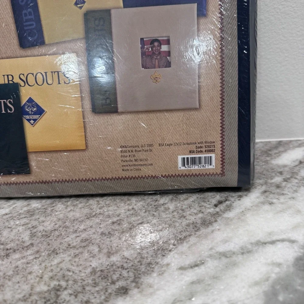 BSA Eagle Scout Scrapbook 12x12 VTG Photo Album Boy Scouts K&Co 2005 Sealed NEW